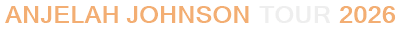 Anjelah Johnson Tour 2026